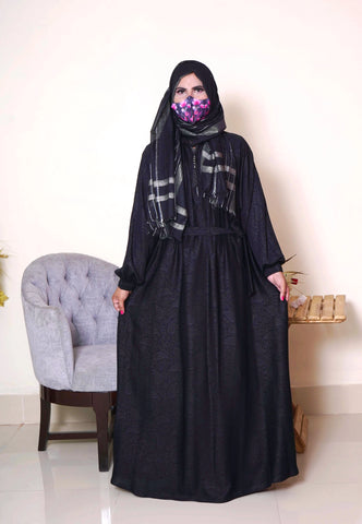 Dubai Print Abaya