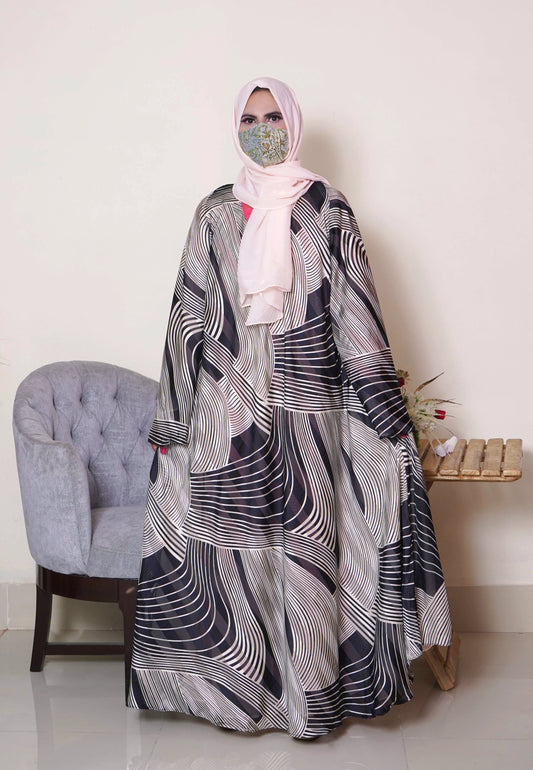 Zig Zag Abaya