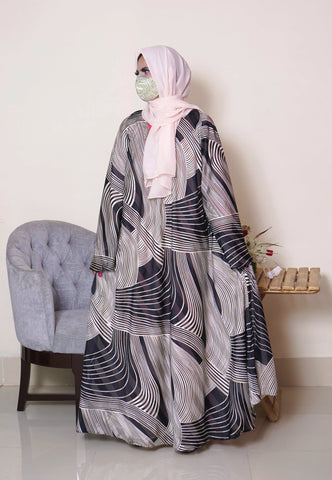 Zig Zag Abaya