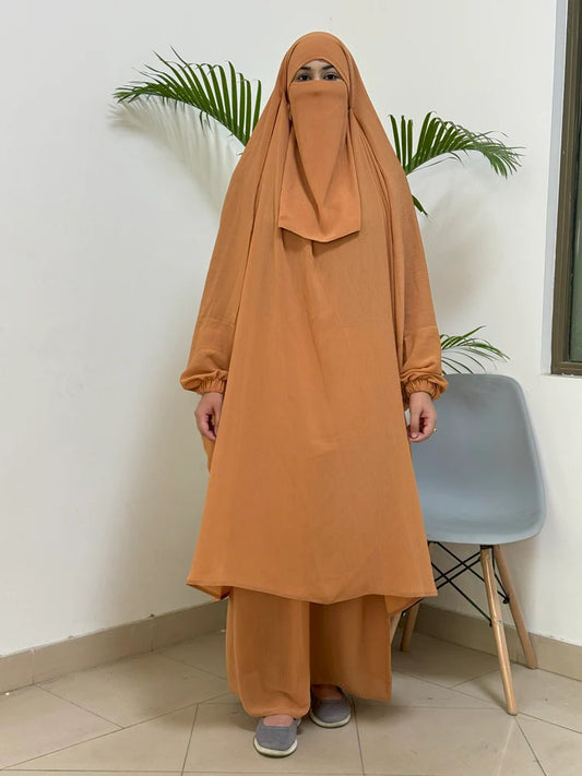 Alma Jilbab Set (Copper - Color)